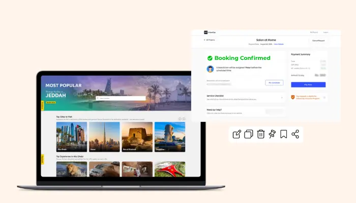 Booking, Modification & Cancellation