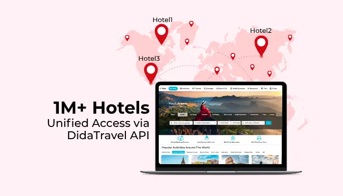 Get global hotel inventory via DidaTravel API integration