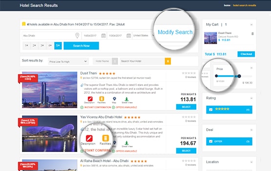 Hotel Module Features