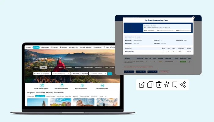 Automated tour and activity bookings via Klook API